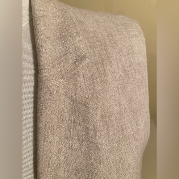 NWOT Long linen cardigan/vest with 4 buttons - Picture 5 of 6